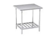 SOGA 80*70*85cm Commercial Catering Kitchen Stainless Steel Prep Work Bench