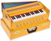 Harmonium Traveler/Portable/Folding Type By Kaayna Musicals, 9 Stops, 3½ Octaves
