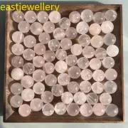 106pcs Wholesal natural rose quartz Sphere quartz crystal ball healing 15mm+