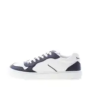 VOILE BLANCHE men shoes Hybro 03 sneaker white and blue vegan leather