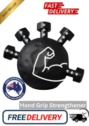 Finger Exerciser, Hand Grip Strengthener, Forearm Trainer, and Therapy Device