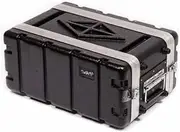 SWAMP 19" ABS 4U Rack Case - Half Depth - 19 inch, 4RU Road Case