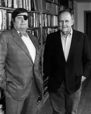 Emile de Antonio and Warren Hinckle attend the book party fo - 1989 Old Photo 2