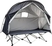 Dual-Use Compact Camping Cot Tent, Stable & Lightweight Design, Versatile Setup for Solo Adventures, Without Bed