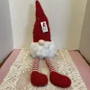 Red Hat Christmas Gnome 15 in Shelf Sitter Decor