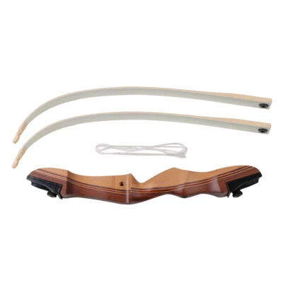 48'' Recurve Bow 62'' Professional Take-down Bow 10-38lbs for Archery Shooting