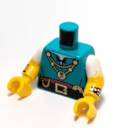 Lego - Minifigure Torso - Female, Pirate, Belt, Necklace