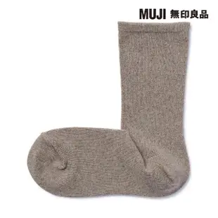 【MUJI 無印良品】女棉混足口柔軟舒適錐形直角襪(共10色)