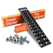 The Original Identibolt Thread Checker, 28 Nut and Bolt Thread Checker, Bolt and