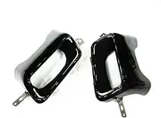 Exhaust Muffler Tip Tip Compatible For Range Rover Sport 2013-2018 Square Style Black/Silver Car Rear Tail(Black)