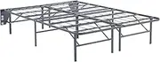Ashley Furniture Signature Design - Better than a Boxspring Mattress Riser - Under Bed Storage Space - King - Grey