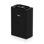 [POE-48-24W-G] POE Injector, 48V DC 24W Gigabit Lan, Black, Surge and clamping