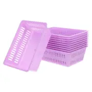 10 PCS Thickened Coin Basket Storage Bin for Games Plastic Baskets