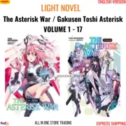 The Asterisk War Gakusen Toshi Asterisk Light Novel Volume 1-17 English Version