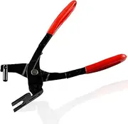 LEONTOOL 10 Inches Exhaust Hanger Removal Pliers Exhaust Pliers for Rubber Bracket and Exhaust Hanger Separation Exhaust Hanger Tool with 25-Degree Offset Handle for Access in Hard-To-Reach Places