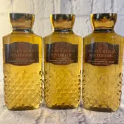 BATH & BODY WORKS Golden Berry Mistletoe Shower Gels 10 OZ X3 NEW!