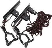 KOMBIUDA 1 Set Bicycle Wall Rack Clothes Hanging Rack Coat Hangers Heavy Duty Hooks Bike Clothes Racks Heavy Duty Clothes Rack Clothing Hangers Indoor Cycling Bicycles Pp Material Black