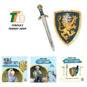 Noble Knight Toy Sword & Shield for Boys, Blue - Age 3-8 Years | Medieval Set...