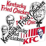 Desert Cactus KFC Sticker Kentucky Fried Chicken Stickers Vinyl Decals Laptop Water Bottle Car Scrapbook T2 (Type 2-2)