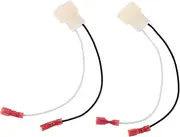 COOLHIYA 1pair Car Speaker Wire Adapter for Play Connector for Easy Installation Replacement Speaker Cable Converter