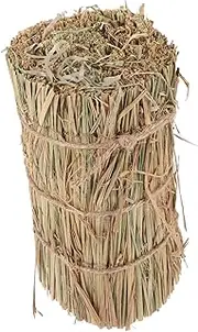 UPKOCH Small Straw Block Decorative Table Accent for Rustic Decor Garden Scene Decor for Weddings and Backdrop Settings Natural Design