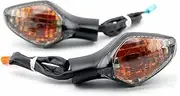Turn Signal Indicator 2Pcs Motorcycle Turn Signal Light Accessories for CBR500R/CB500F/CB500X/CBR650F/CB650F/CTX700 (Color : Smoke)