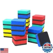 Dry Erase Eraser,24 Pack Magnetic Whiteboard Erasers,Small Dry Erase Board Er