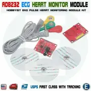ECG module AD8232 EKG pulse heart Monitoring Arduino Compatible Sensor Kit USA