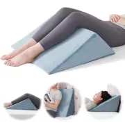 Knee Wedge Pillow Pure Memory Foam, 8" Triangle Pillow for Knee Support or Po...