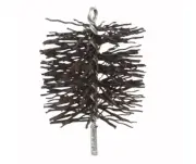 Scandia 6" (150mm) Premium Poly Flue Extendable Chimney Brush Kit Easy Use
