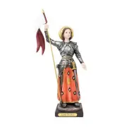 Saint Joan of Arc Statue 12" Resin | Juana de Arco Catholic Decor 25403-12"