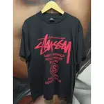 STUSSY 世界巡迴演唱會 T 恤短袖原始尺寸 L