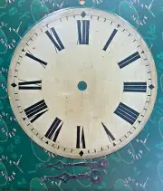 Round Antique Roman Numeral Metal Clock Dial - 2 Sizes (NEW)