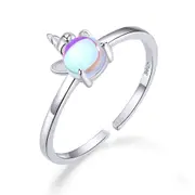Finger Rings for Women Silver plating Licorne Open Adjustable Ring ewelry Gifts