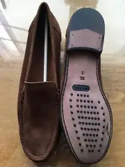Men's Designer Brown Suede Loafer by Cole Hahn - US 9.5