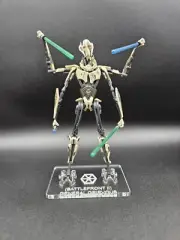 Black Series General Grievous (Battlefront II) Acrylic Base * No Toy Included*
