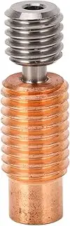 3D Printer Heatbreak, Copper Ti Alloy Bimetal Heat Break, Resist Wear Hotend Heatbreak, Feeding Tube Heatbreak Replacement for 1.75mm Filament