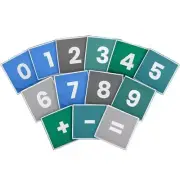 ECR4Kids SoftZone Hop to It Math Mats, Hopscotch Counting Foam Squares Cushions