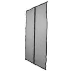 Magnetic Soft Yarn Anti-mosquito And Fly Vertical Mesh Encryption Curtain Black