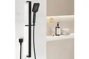 Handheld Shower Head Set 3.1'' High Pressure Black