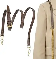 [Generic] Bag Strap - Replacement Purse Strap | Purse Straps Adjustable Replacement Belts | 28.5cm Long Minimalist Widened Travel Belt Messenger Conversion For School Workplace Luggage Laptop Use