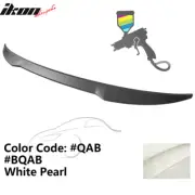 Fits 19-25 Nissan Altima M4 Style Painted #QAB White Rear Trunk Spoiler Wing ABS