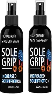 GEUGECY Sports Shoe Grip Spray, 200ml Shoe Traction Spray, Grip Spritz Basketball Shoe Spray, Non Slip Shoe Sole Spray, Shoe Sole Grip Spray to Improved Traction for Sneaker, Basketball Shoes
