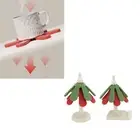 Tree Shape Trivet Set Silicone Anti Scald Foldable Insulated Coasters Cup Mat