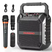 Karaoke Machine, Portable Bluetooth Speaker with Wireless Microphone for Adul...