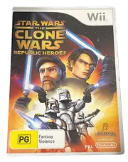 Star Wars The Clone Wars Republic Heroes Nintendo Wii PAL *Complete* (Preowned)