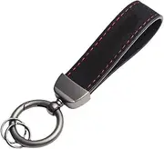 Leather Car Keychain,Creative Personality Leather Car Keychain,Car Accessories Universal Keychain for Men and Women