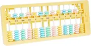 VILLFUL Counting Frame for Rods Math Learning Tool Safe Manipulative for Elementary School Students Present for Developing Numeracy Skills and Mental Arithmetic