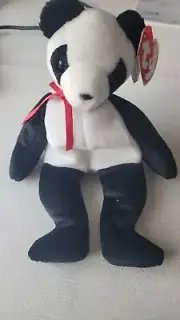 1997 Ty Beanie Baby FORTUNE Panda Bear ERRORS With Tags RARE