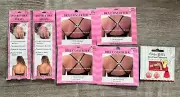 Invisible Clear Elastic Bra Straps Replacement / Converter Lot Nude Clear